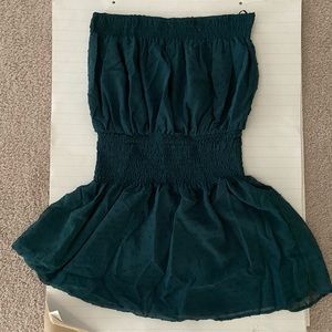 Summer Teal strapless dress size Large